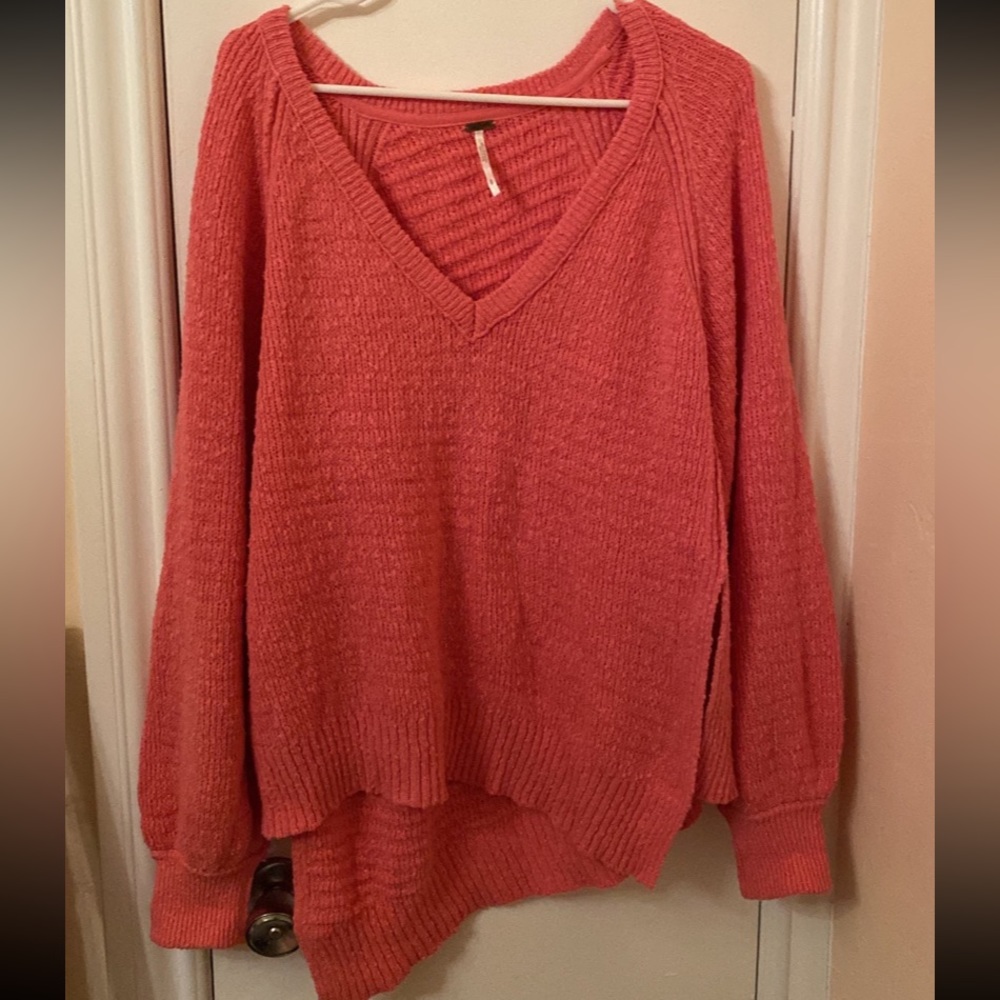 Free people Pink Sweater S